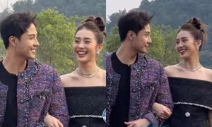 Thanh Sơn, Khả Ngân tiếp tục "nói không đi đôi với làm", liên tục sánh đôi cực tình cảm