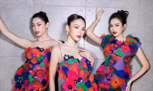 Khoảnh khắc Hoa hậu Lương Thùy Linh, Đỗ Thị Hà, Mai Phương hội ngộ có gì khiến khán giả tranh cãi?