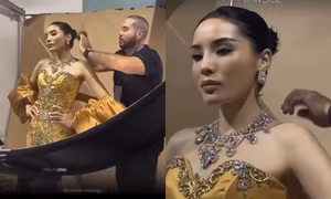 Miss Universe 2024: Kỳ Duyên tỏa khí chất ngút ngàn dù chỉ là ảnh hậu trường