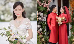 Hoa cưới của cô dâu Midu từ đám hỏi đến đám cưới đều có điểm đặc biệt này