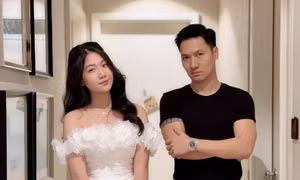 Con gái Mạnh Trường ngày càng xinh đẹp, biết cách khoe khéo điểm cực phẩm