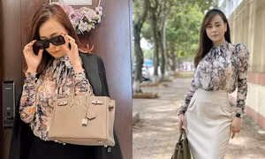 Phương Oanh mặc lại đồ cũ từ phim "Lựa Chọn Số Phận" sang "Hương Vị Tình Thân"?