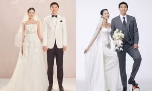 Loạt váy cưới Doãn Hải My chọn đều có chung một điểm rất hợp với nhan sắc cô dâu