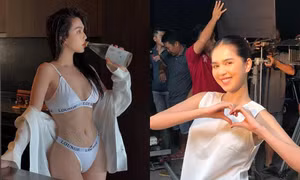 Giật mình khi 'nữ hoàng hở bạo' của showbiz Việt bỗng dưng diện đồ kín như bưng