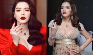 Ngực 'khủng' bật tung áo, 'mỹ nhân giàu nhất V-biz' bao lần khổ sở vì vòng 1 'chực trào'