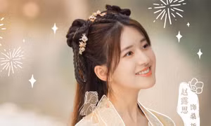 Luôn được khen hợp tạo hình cổ trang nhưng lần này Triệu Lộ Tư lại mất điểm vì mái tóc