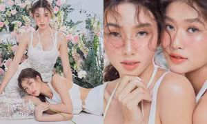 Hoa hậu Thùy Tiên, Thiên Ân lạ lẫm với tạo hình nàng tiên hoa trong veo ngọt ngào