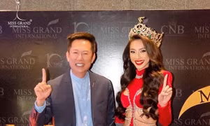 Thực hư tin đồn Hoa hậu Thùy Tiên bị Chủ tịch Nawat ngó lơ vì chuyện vương miện bị méo?