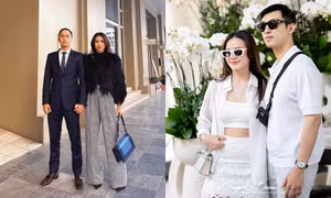 Hai "dâu hào môn" Hà Tăng, Midu có chung công thức phối đồ cực hiệu quả