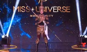 Ứng viên sáng giá cho vương miện Miss Universe 2024 mắc sơ suất ở đêm Bán kết