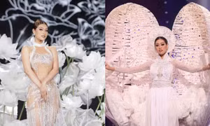 Không chỉ trông như chị em, Hoa hậu Đoàn Thiên Ân còn trùng hợp với Khánh Vân ở điểm này