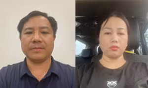 Dương Anh Tuấn và vợ.