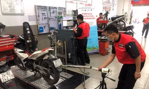 Sở Giao thông Vận tải Hà Nội được phép kiểm định khí thải xe máy