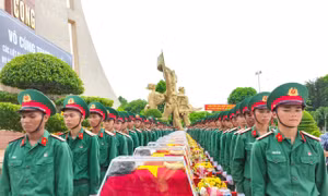 Đắk Lắk an táng 23 hài cốt liệt sĩ hy sinh tại chiến trường Campuchia