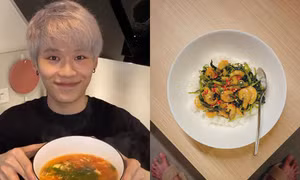 Quang Trung khoe ảnh vào bếp siêu đảm đang nhưng tại sao fan lại "tức lồng ngực"?