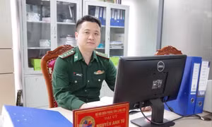 Chàng Đại úy Biên phòng thương dân 