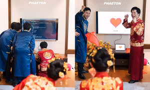 Cân não trước thử thách giải code rước dâu, chú rể suýt quên luôn lấy vợ