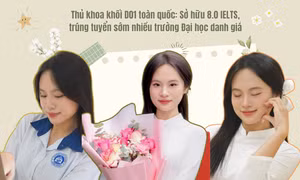 Thủ khoa khối D01 toàn quốc: Sở hữu IELTS 8.0, trúng tuyển sớm nhiều trường xịn