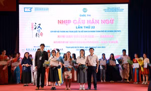 Nhịp cầu Hán ngữ: Cơ hội cho các sinh viên say mê học tiếng Trung tự tin tỏa sáng 