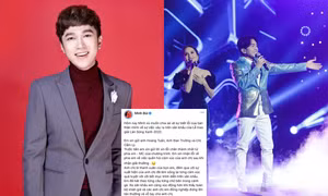 MC Minh Xù xin lỗi vì sự cố trong phần trao giải thưởng Làn Sóng Xanh cho Đan Trường - Cẩm Ly