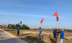 Áo xanh tình nguyện hỗ trợ nhân dân bầu cử