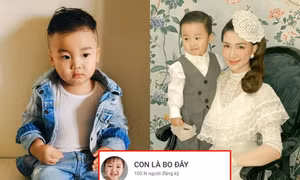 Chỉ cần đúng 10 video, kênh YouTube của bé Bo - con trai Hòa Minzy đã đạt nút Bạc