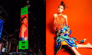 Hoàng Thùy Linh là sao Việt thứ 2 xuất hiện hình ảnh tại Quảng trường Thời đại ở New York