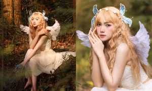 Nàng mẫu Gen Z ‘hiện thực hóa’ vẻ đẹp thiên thần, lấy cảm hứng từ hội họa thời kỳ Phục Hưng