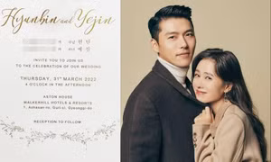 Đám cưới Hyun Bin - Son Ye Jin trước "giờ G": Khách mời "khủng", thiệp cưới được hé lộ
