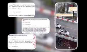 Netizen quốc tế thêm yêu Việt Nam khi xem ô tô chắn gió cho xe máy giữa bão Yagi