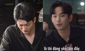 Kang Tae Oh tái hiện cảnh phim "Queen of Tears", có đáng yêu như Kim Soo Hyun?