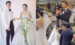 Đám cưới Hyun Bin - Son Ye Jin: Cô dâu gọi một tiếng "chồng yêu" khiến dân tình "hú hét"