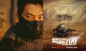Kim Woo Bin hóa người giao hàng trong thế giới tương lai của "Hiệp Sĩ Áo Đen"