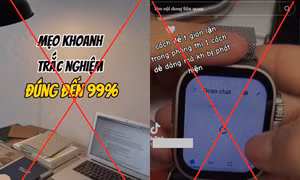 Clip dạy gian lận trên Tóp Tóp: Vi phạm quy chế thi, hậu quả khó lường
