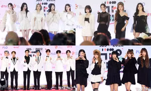 Thảm đỏ SBS Gayo Daejeon 2022: Winter (aespa) bị "dìm" vì kiểu tóc bết, ITZY như công chúa tuyết