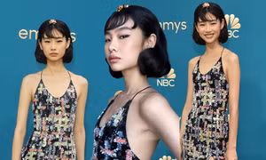 Chiếc đầm quá sức cầu kỳ của Jung Ho Yeon tại Emmy 2022: Mất 600 giờ để hoàn thành!