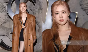 Rosé BLACKPINK tại show YSL: Khí chất ngút ngàn, ngồi cạnh Dua Lipa lại "cute ngang"