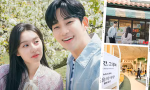 Điểm quay Queen of Tears gây sốt: Siêu thị nơi Baek - Hong hẹn hò được phục dựng