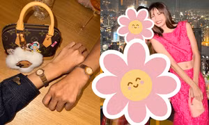 Danh tính người đeo đồng hồ đôi với Lisa BLACKPINK, có phải thiếu gia Frédéric?