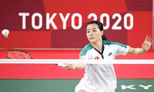 Tay vợt Nguyễn Thuỳ Linh trải qua kỳ Olympic thành công ngoài mong đợi. Ảnh: GETTY IMAGES