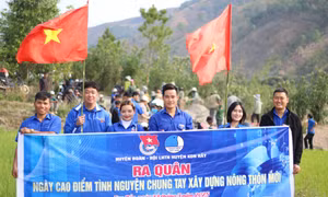 Hơn 2.700 đoàn viên, thanh niên đồng loạt ra quân xây dựng nông thôn mới