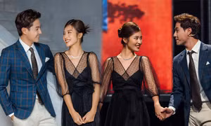 Khả Ngân - Thanh Sơn được gọi là 'vợ chồng' tại Lễ trao giải VTV Awards 2021