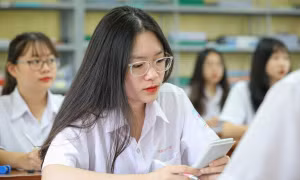Thí sinh dự thi tốt nghiệp THPT 2021 đợt 1.