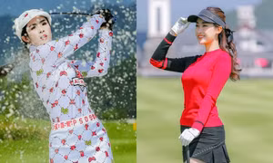 Hoa hậu Ngọc Hân và Đỗ Mỹ Linh khoe dáng, sẵn sàng cho Tiền Phong Golf Championship 2021