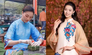 Trở về từ Miss Global 2023, Hoa hậu Đoàn Thu Thủy ngày càng thăng hạng nhan sắc
