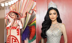 Hoa hậu Ngọc Châu sang Mỹ tham gia khóa huấn luyện ngắn trước khi dự thi Miss Universe