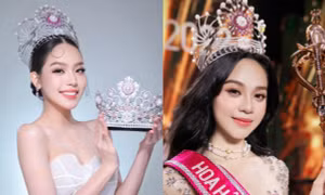 Điểm chung thú vị của hai chiếc vương miện mà Hoa hậu Thanh Thủy đang sở hữu