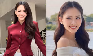 Trở về từ Miss World, Hoa hậu Mai Phương khoe nhan sắc yêu kiều khi đi media tour