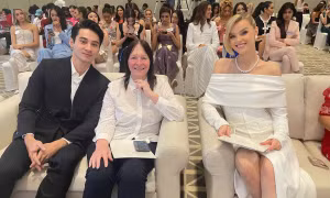 Nam vương Tuấn Ngọc bất ngờ làm giám khảo phần thi Đối đầu ở Miss World 2025