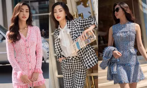 Hoa hậu Lương Thùy Linh khoe khéo đôi chân dài 1m22 trong trang phục mùa Thu thời thượng